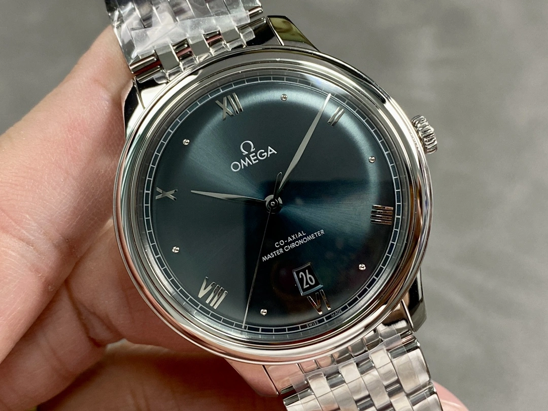 Original CBD Factory Omega De Ville Prestige 40mm Pine Green Dial Stainless Steel Bracelet (434.10.40.20.10.001) 1:1 Super Clone – DD8800 Movement 339